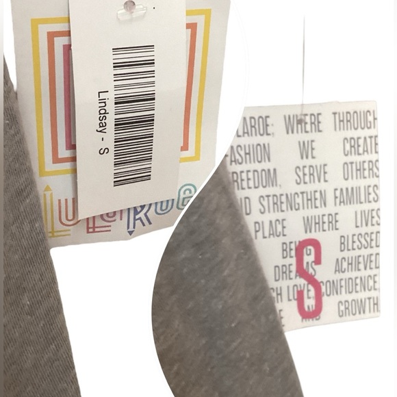 NWT LuLaRoe Lindsay Cardigan Coverup Gray Size S - Picture 2 of 5